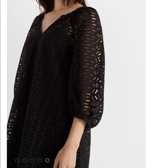 Club Monaco new with tags. V neck eyelet dress. With slip. - Picture 9 of 9